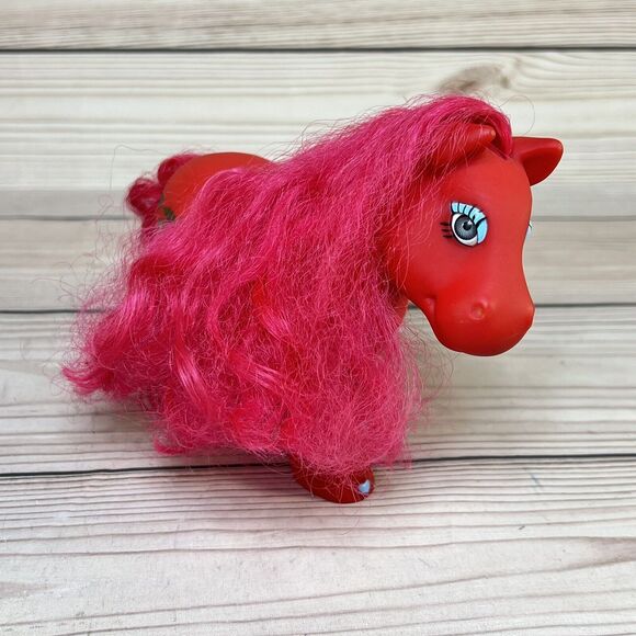 Vintage Magic Meadow Pony 1993 Red Apple Fakie M1 Cabbage Patch Kids CPK Heart - Picture 8 of 9